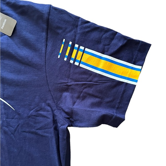 NFL Los Angeles Chargers Football NWT Blue XL Reebok T-shirt - Picture 4 of 8